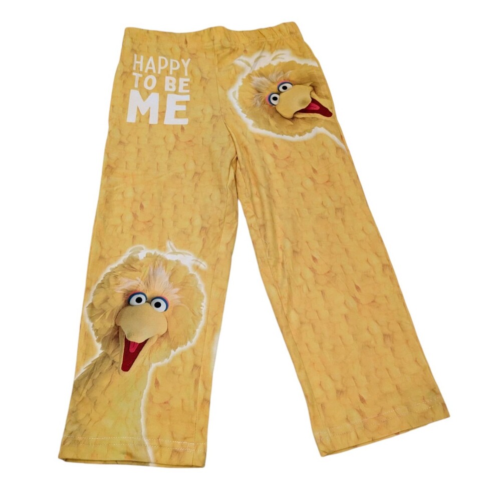 Brief Insanity Briefly Kids Sesame Street Big Bird Lounge Pajama Pants 4T